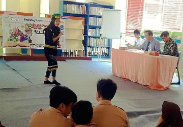Lomba Story Telling antar SMP di ALFEST 2019